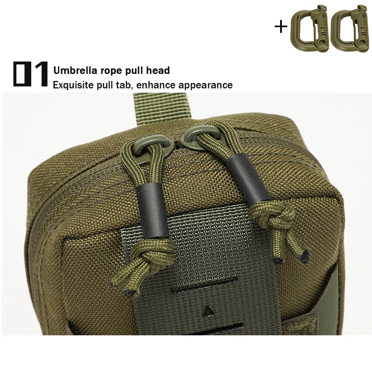 Bolsa colgante y detalles de diseño