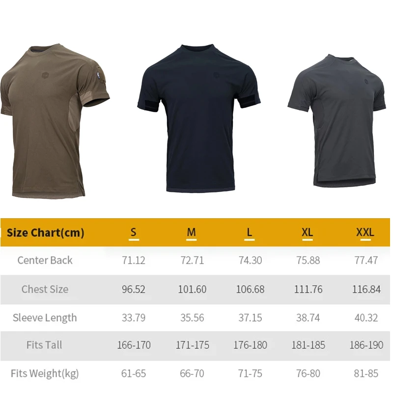 Vista general de la Camiseta Táctica Emersongear BlueLabel