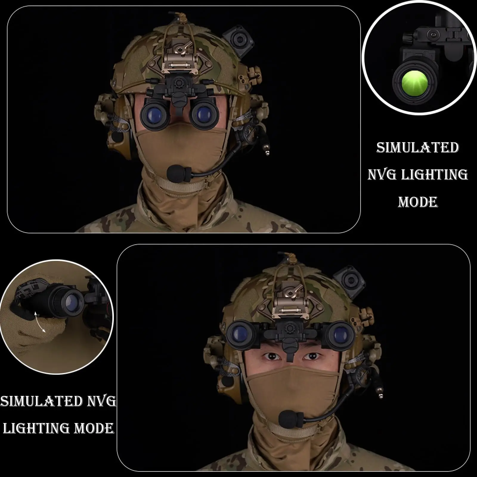 Wendy casco táctico Airsoft multifuncional NVG con comunicación - imagen 5