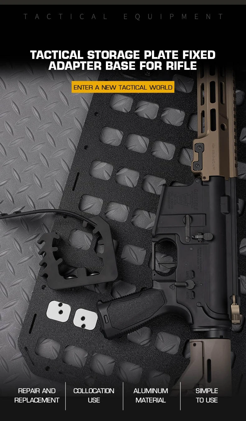 Panel Molle con abrazadera de goma en respaldo de asiento