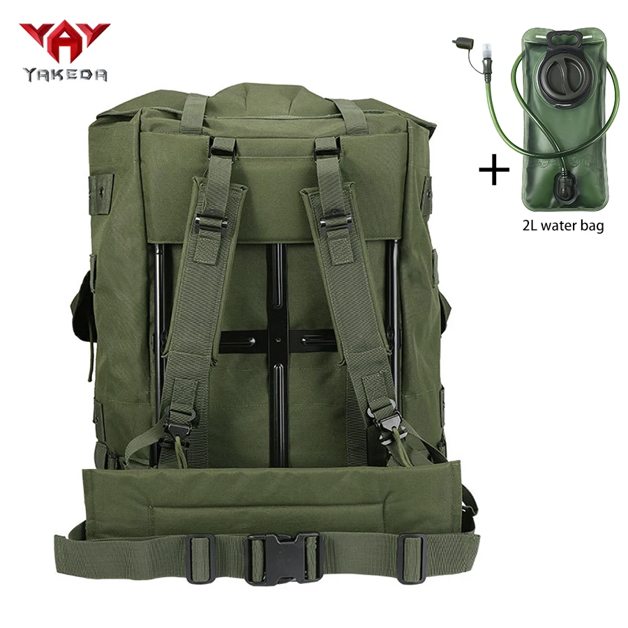 Mochila táctica YAKEDA gran capacidad con MOLLE y bolsa hidratación