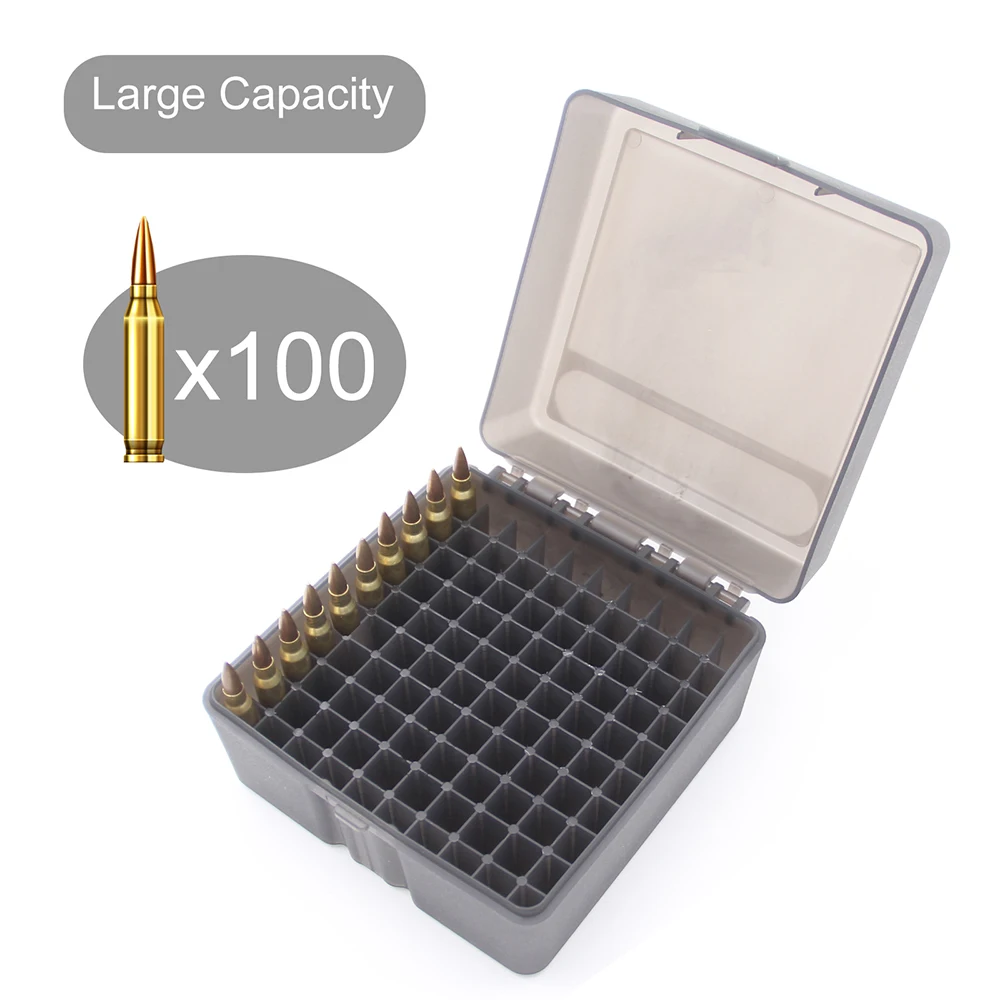 Caja de munición táctica para cartuchos de rifle