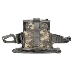 Bolsa táctica molle pierna muslo hombre caza