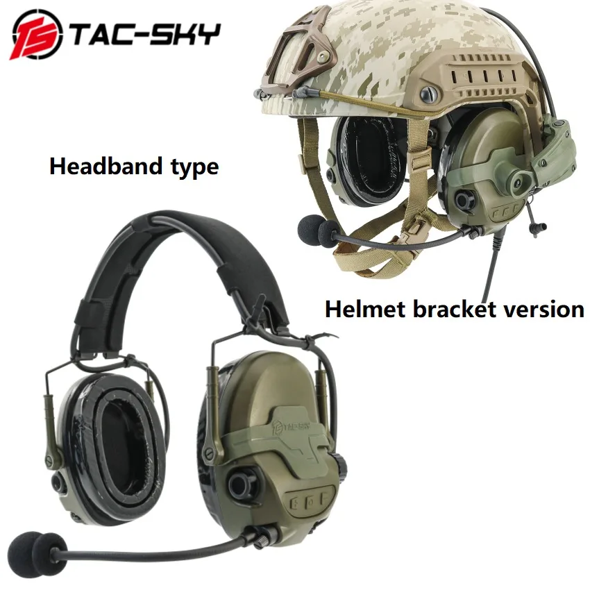 Auriculares tácticos TAC700 en diadema plegable