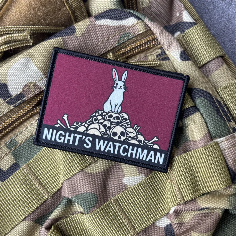 Parche táctico NIGHT'S WATCHMAN con velcro para emblema moral - imagen 4