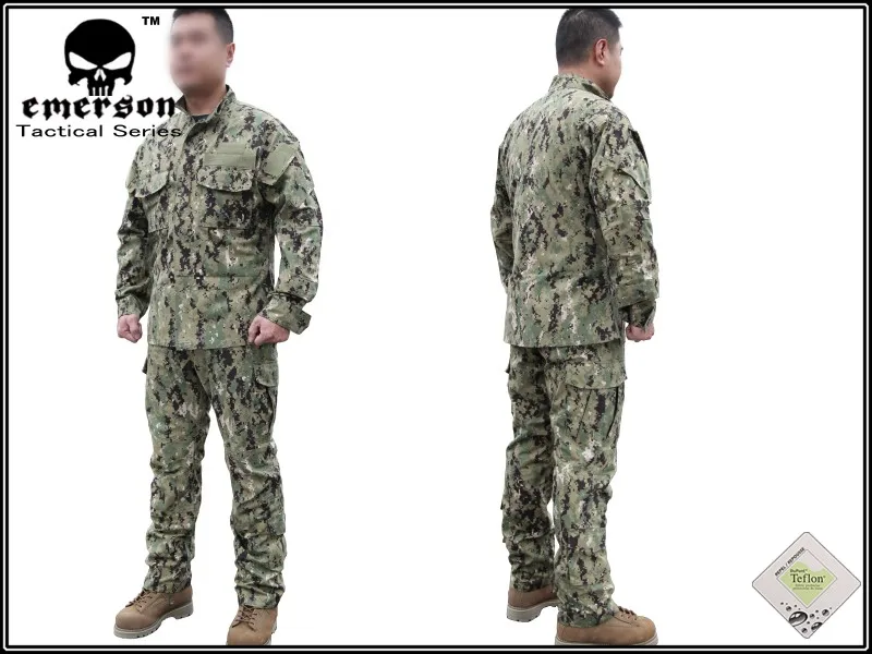 Emersongear NWU Tipo III AOR2 uniforme combate táctico marino