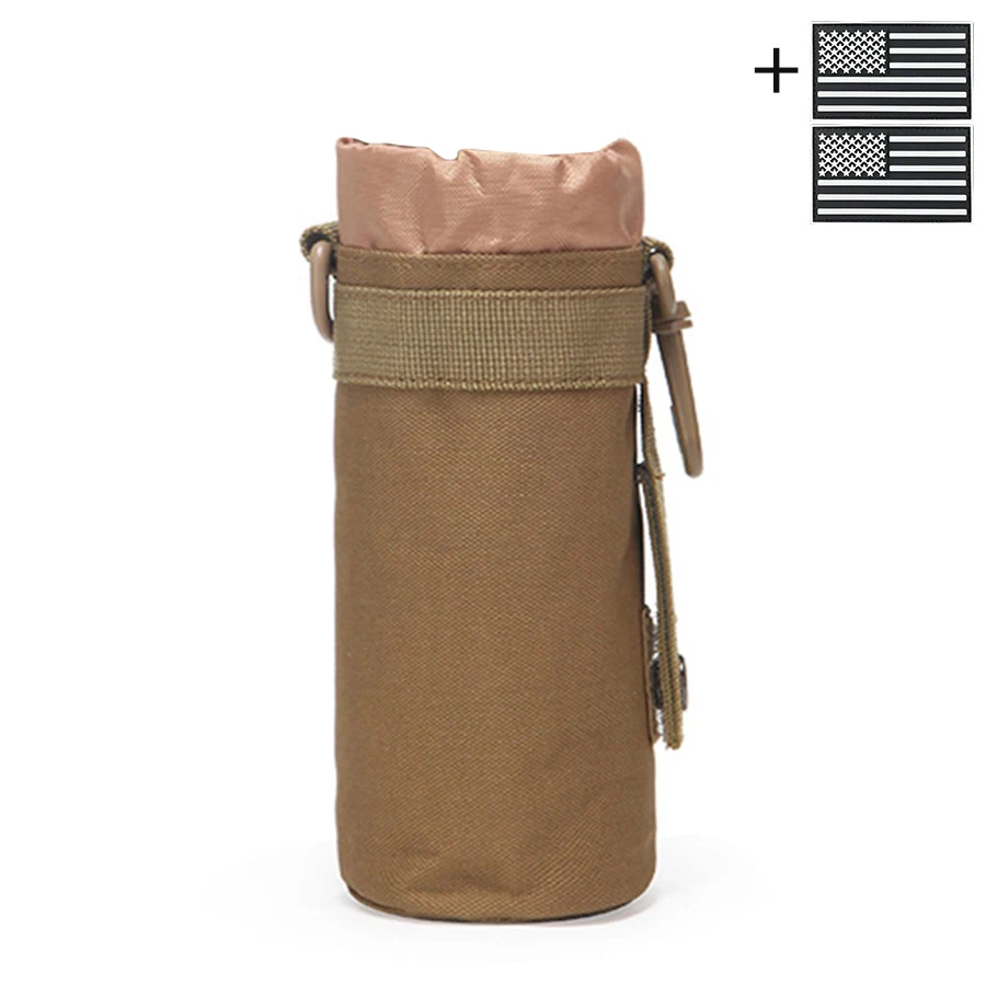 Funda MOLLE para botella de agua ciclismo y montaña con cordón - imagen 2