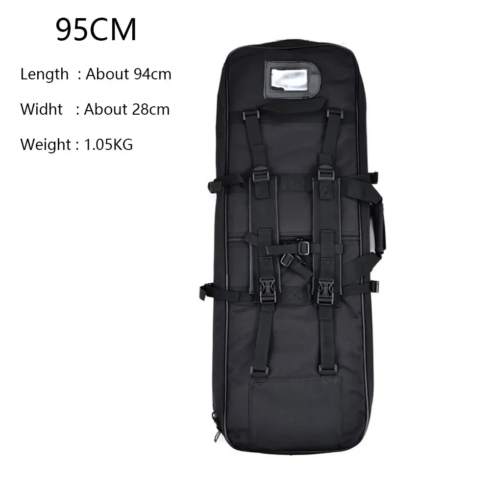 Funda táctica doble para rifle – Transporte exterior con bolsa para pistola - imagen 2