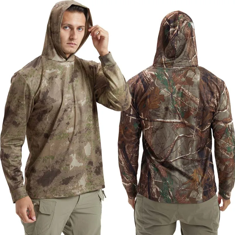 Camiseta táctica UPF protección solar hombre – secado rápido
