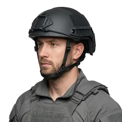 Casco táctico MH Rápido de fibra de vidrio para antidisturbios