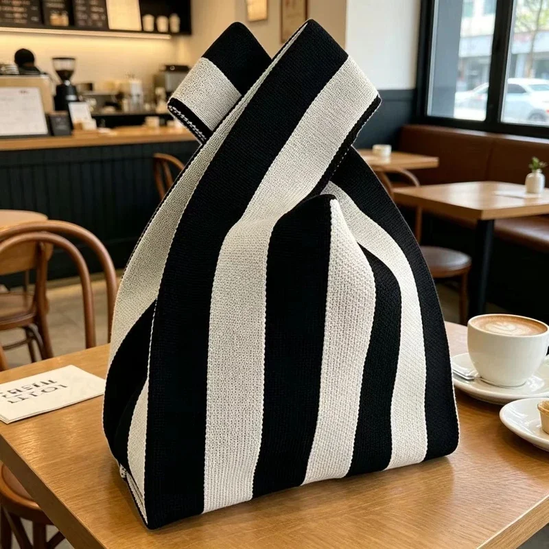 Bolsa de regalo tejida gruesa para bebé, bodas y celebraciones - imagen 4