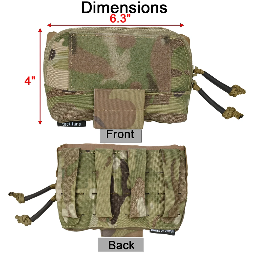 Panel organizador táctico MOLLE – Bolsa modular pecho y cinturón - imagen 2