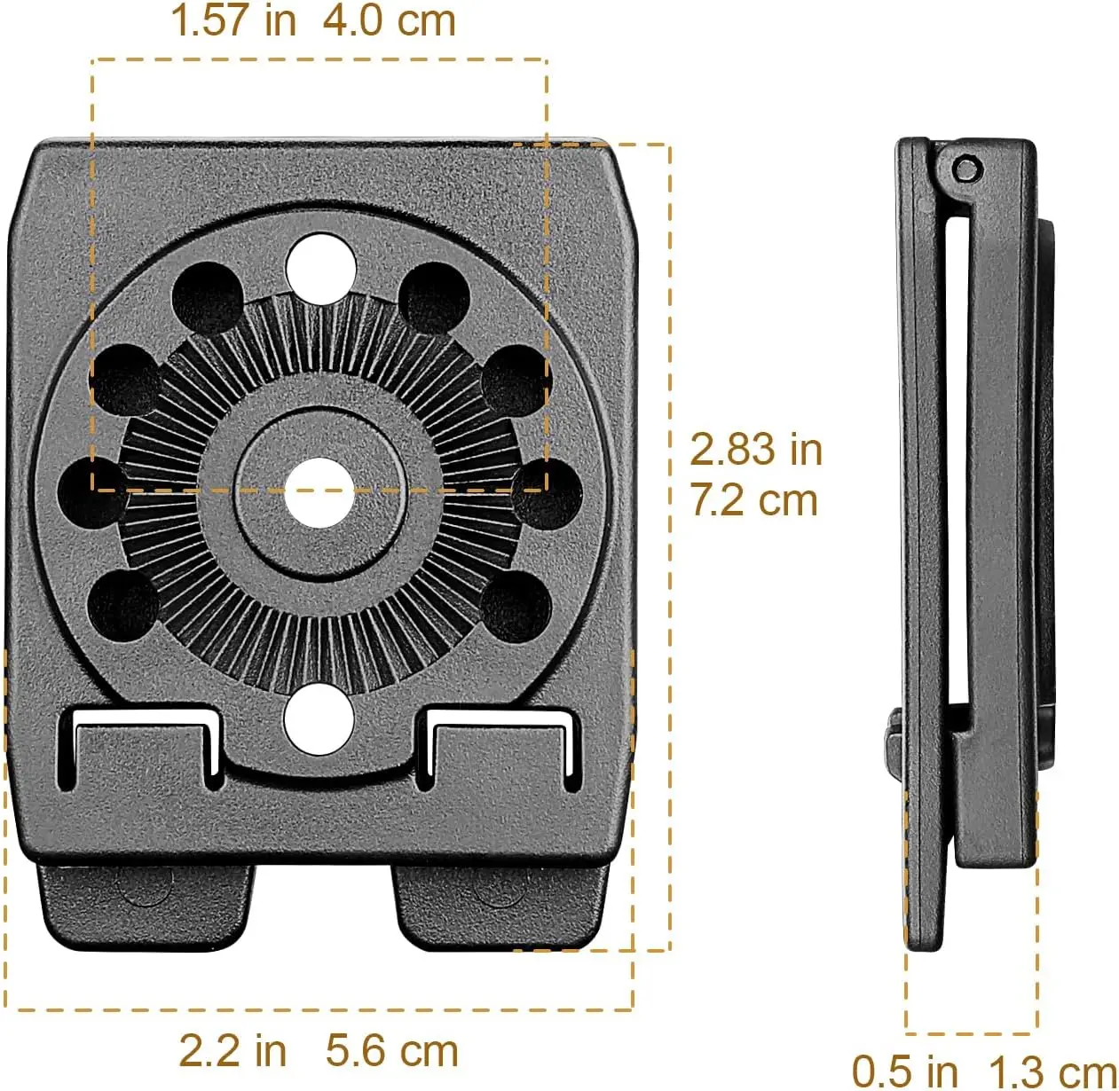 Adaptador MOLLE para cinturón 1,5 pulgadas - Compacto resistente - imagen 2