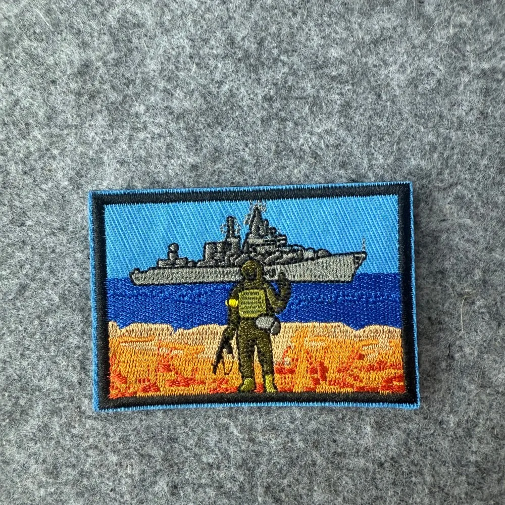 Parche táctico bordado de moral militar con velcro - imagen 2