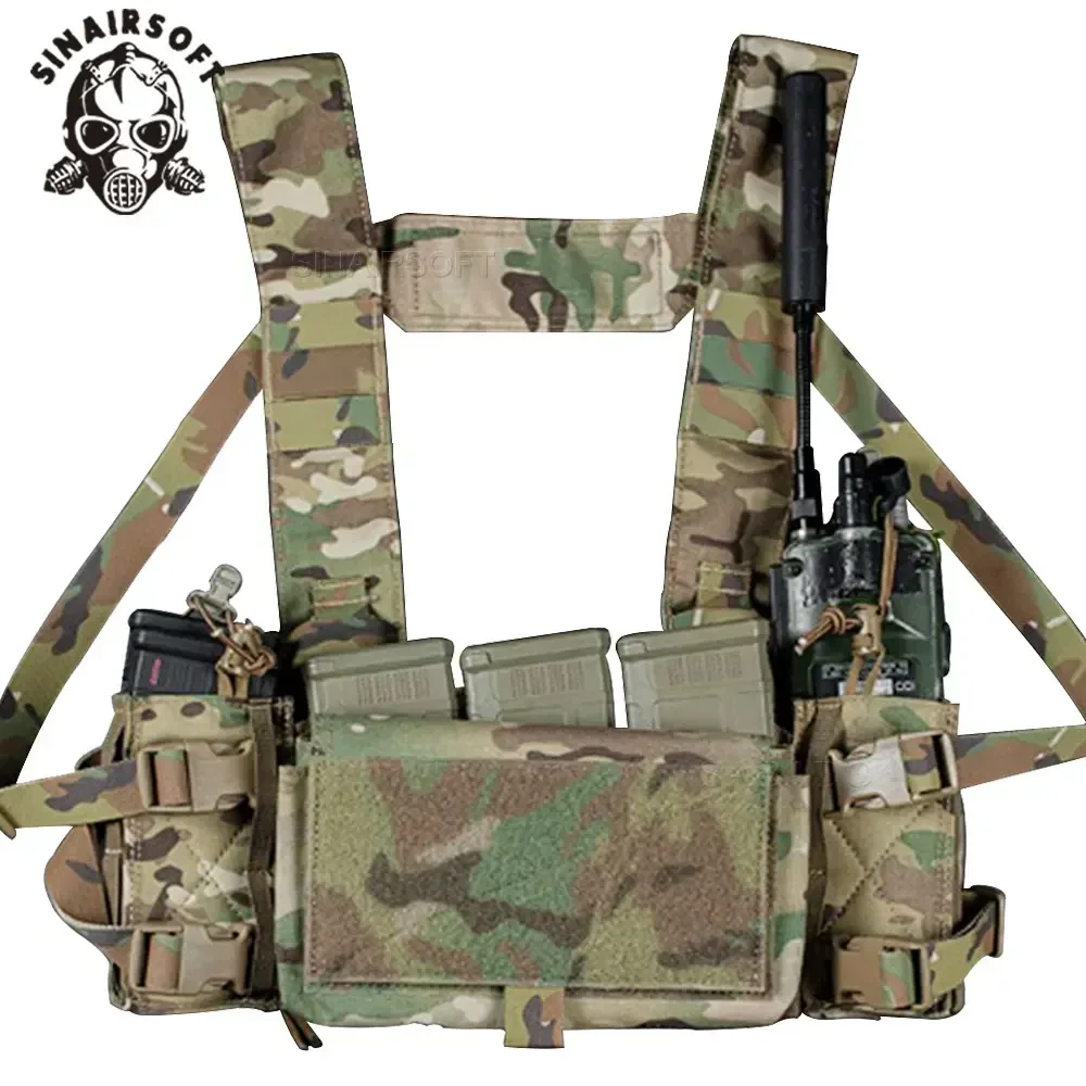 Mk4 Chaleco táctico con solapa completa y cierre velcro, pecho - imagen 4