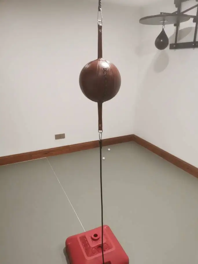 Balón de boxeo doble extremo en cuero para velocidad y reflejos - imagen 5