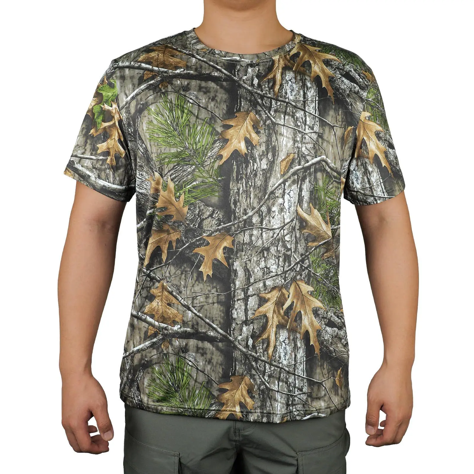 Camisa táctica Woodland ripstop camuflaje secado rápido UV - imagen 4