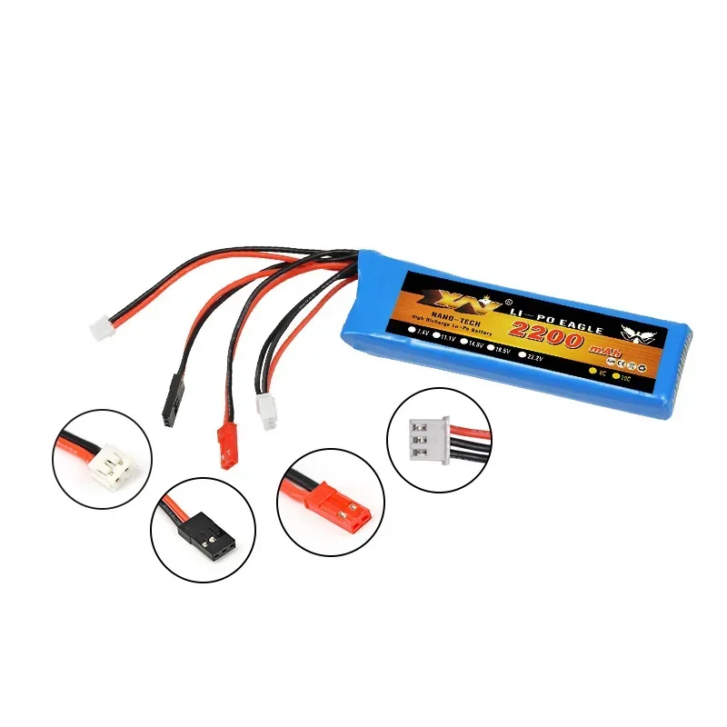 Futaba T8FG T6J batería LiPo para radiocontrol y drones - imagen 3