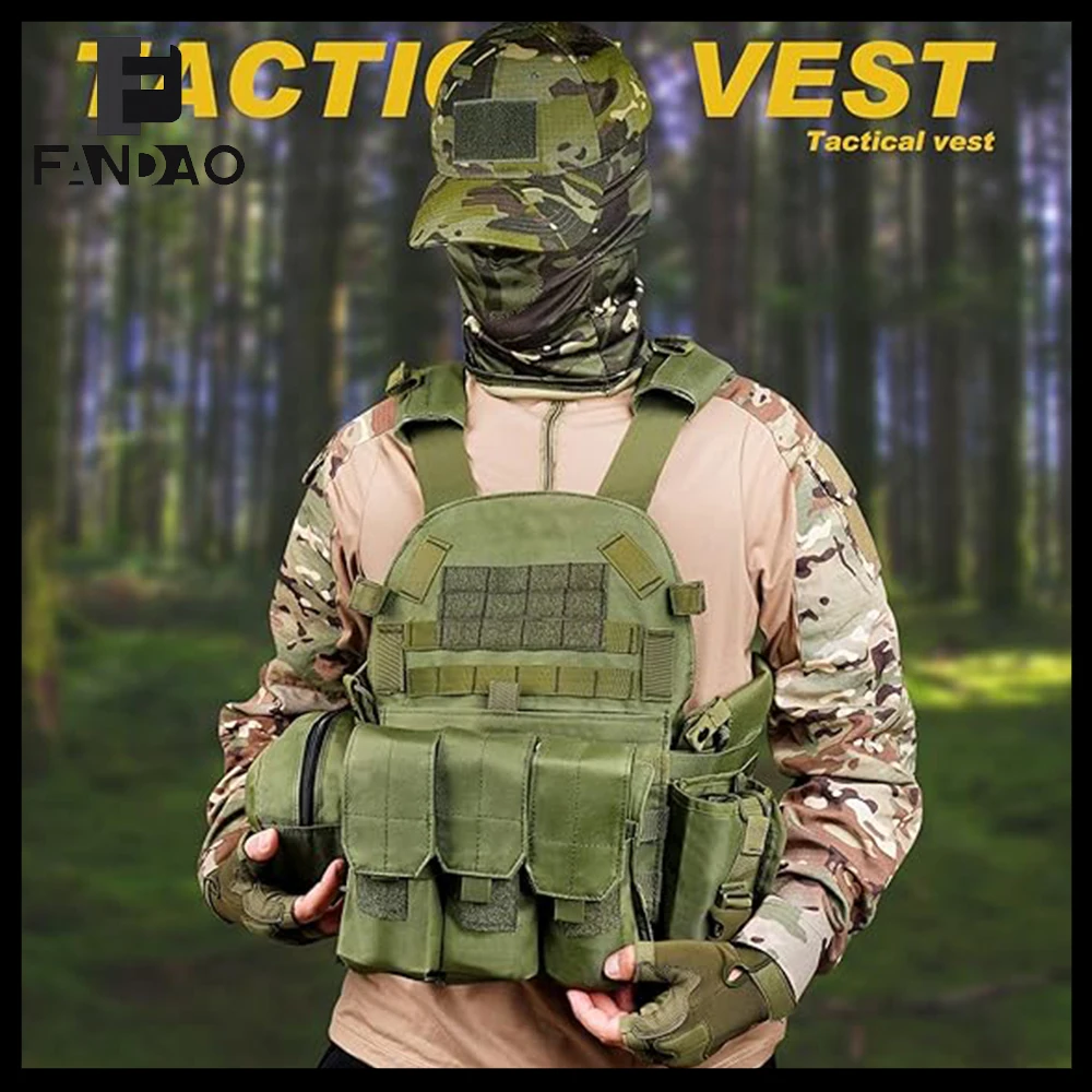 Chaleco táctico de protección y liberación rápida para airsoft - imagen 5