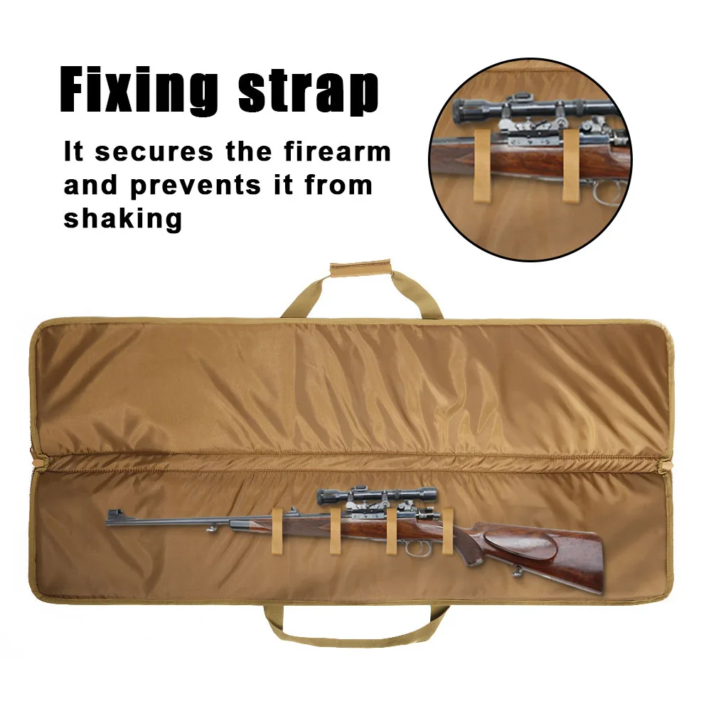 Bolsa táctica para rifle de hombro, transporte carabina y escopeta