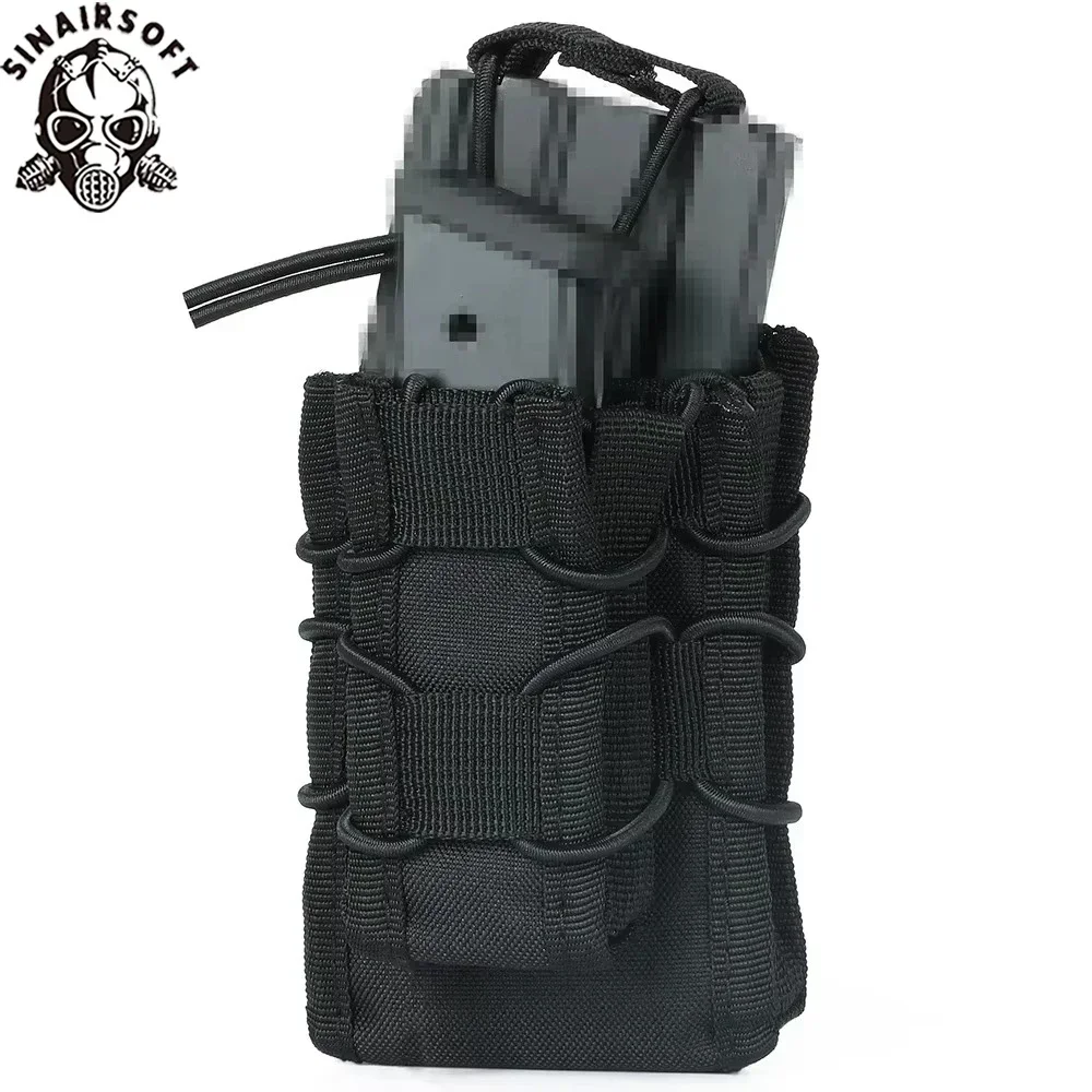 Bolsa táctica MOLLE para cargadores individuales o dobles 5,56/7,62 mm - imagen 3