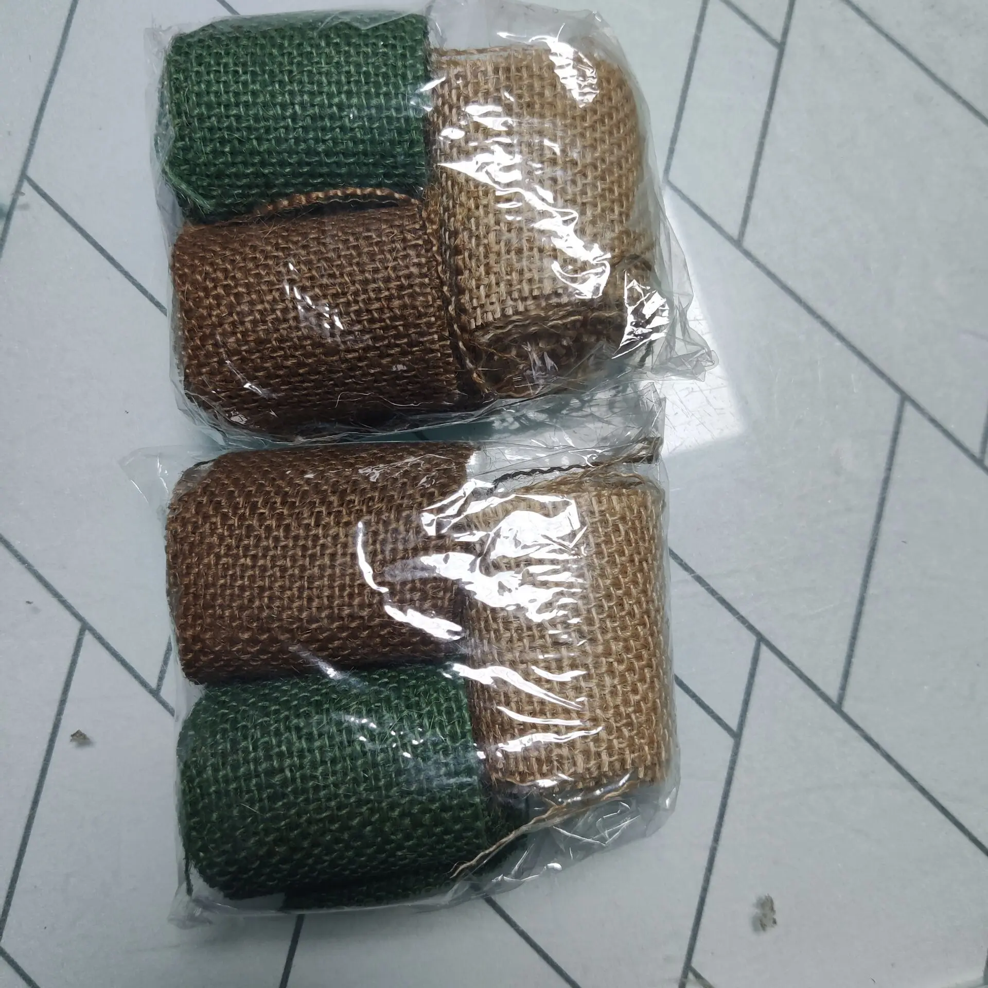 Camuflaje de lino con acabado por colores