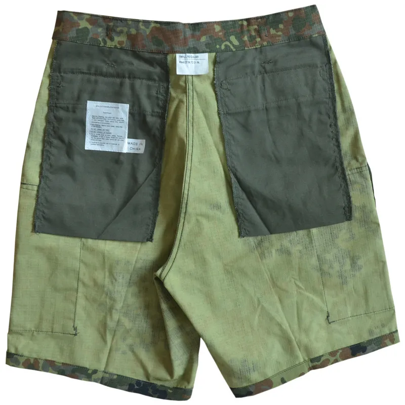 Pantalones cortos tácticos de entrenamiento a cuadros corte holgado - imagen 4