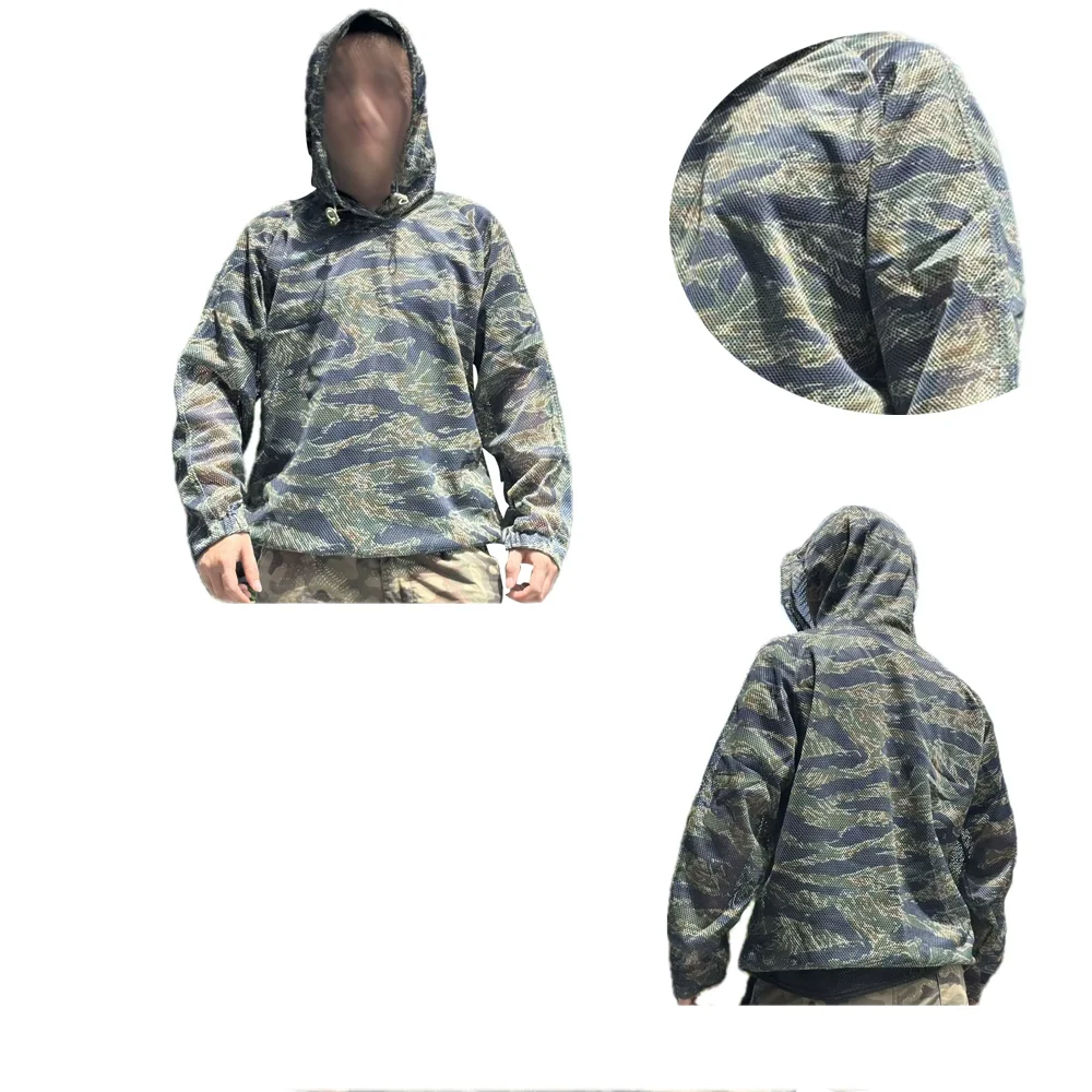 Chaqueta táctica cortavientos con capucha – Caza y senderismo - imagen 5