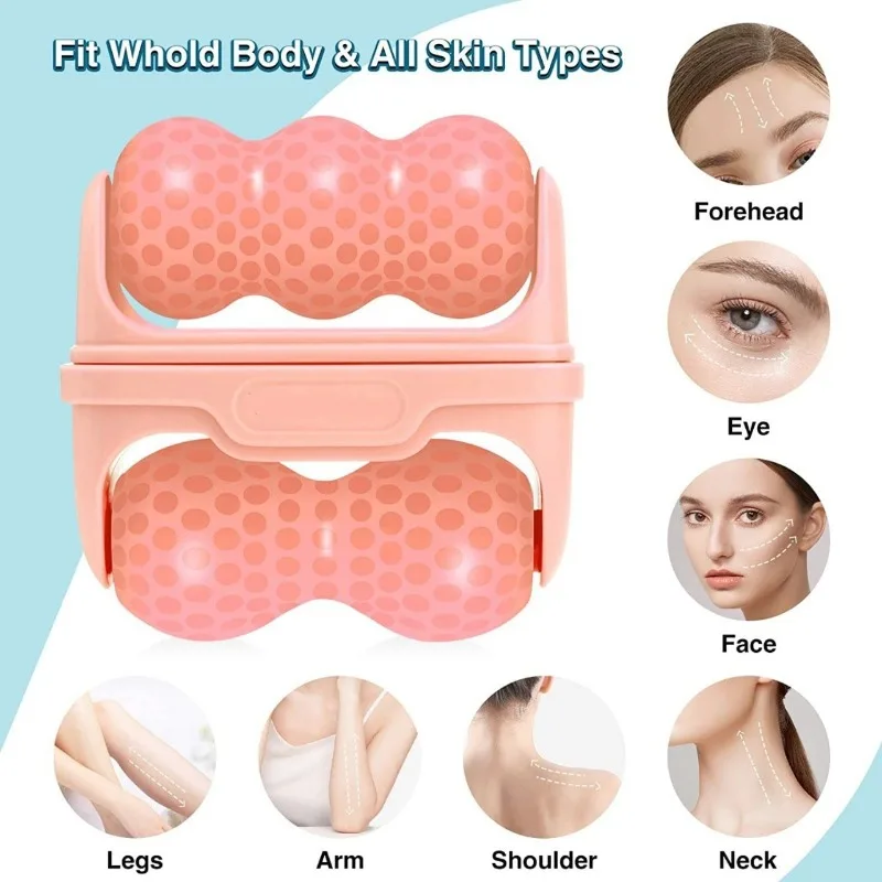 Rodillos para masaje facial con sensación refrescante