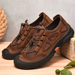 HIKEUP Zapatos de cuero artesanales para hombre – Cómodos y elegantes