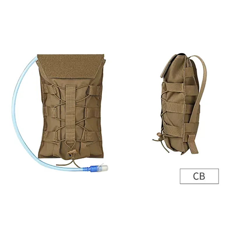Bolsa de hidratación táctica MOLLE Cordura 500D para senderismo y caza - imagen 3