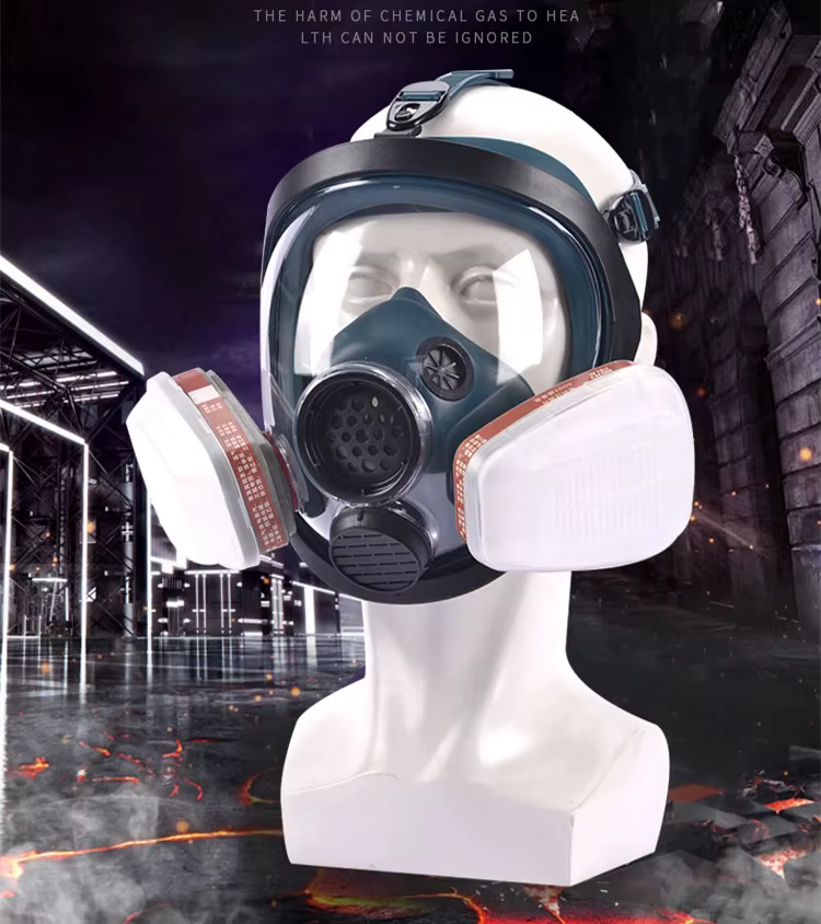 Máscara antigás facial completa – Protección respiratoria integral - imagen 4