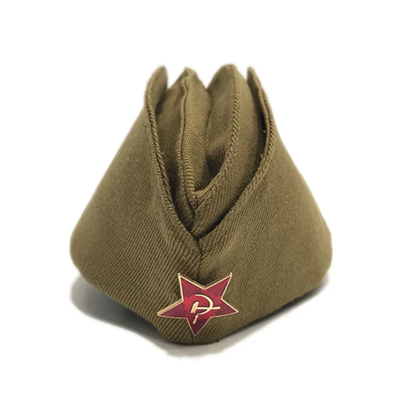 Gorra de marinero soviética plegable de guarnición rusa para cosplay
