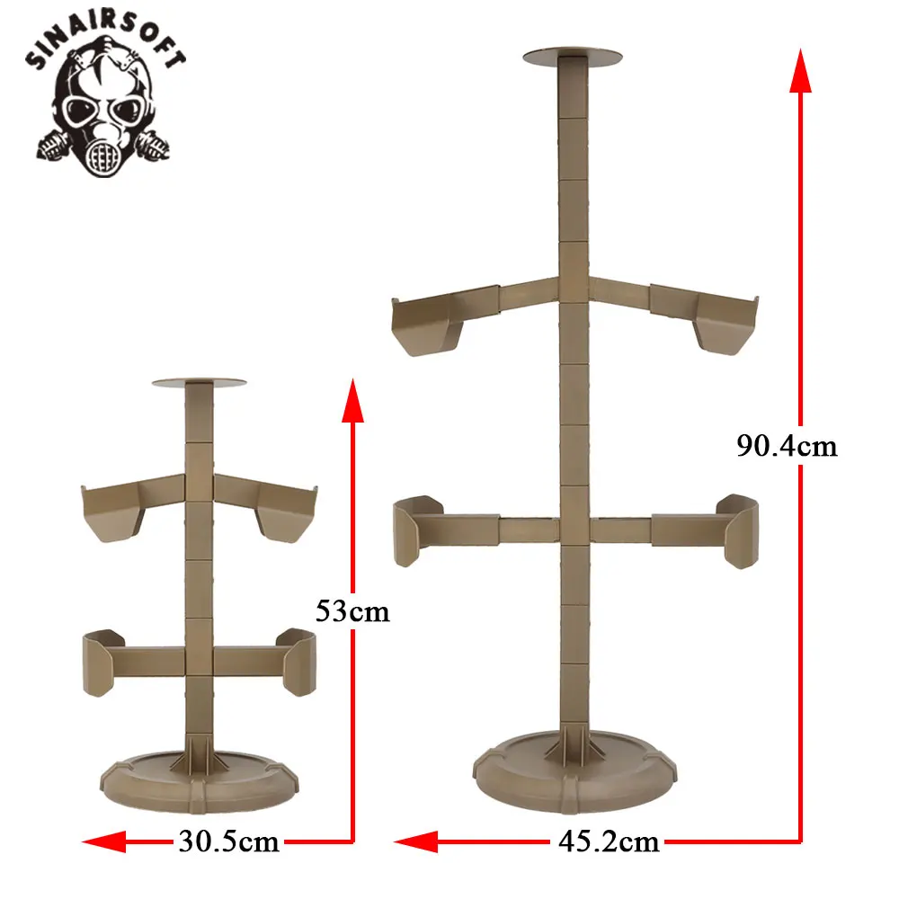 SINAIRSOFT Soporte táctico MOLLE de nailon para chalecos y cascos - imagen 4