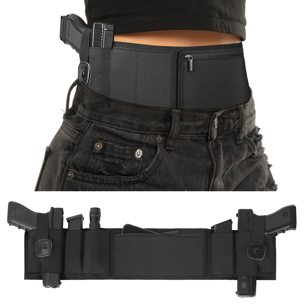 Funda táctica de cintura para dos pistolas