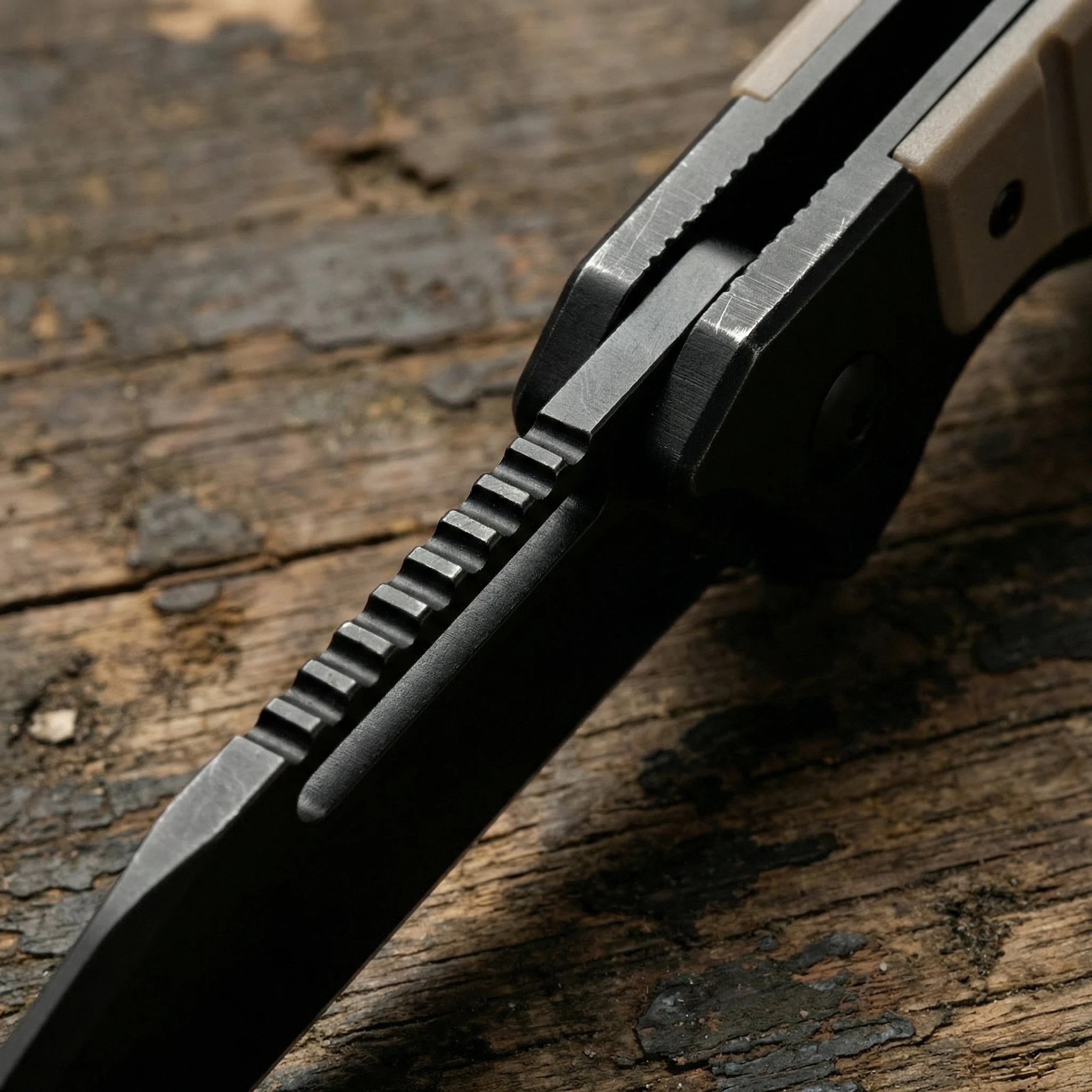 Aspecto del cuchillo plegable