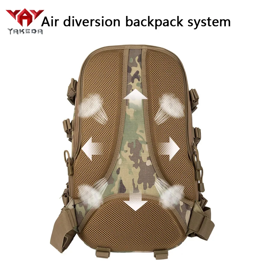 YAKEDA Mochila táctica expandible con sistema de hidratación - imagen 5