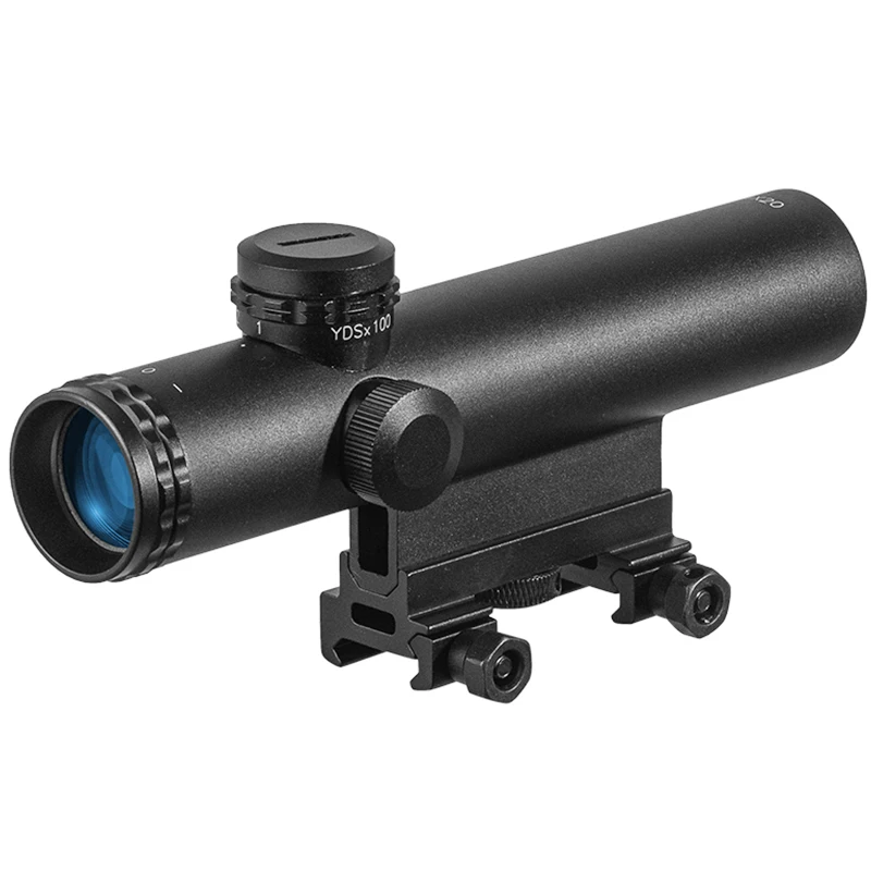 Visor táctico Fire Wolf HD 4x20 con retícula Mil-DOT para caza - imagen 5