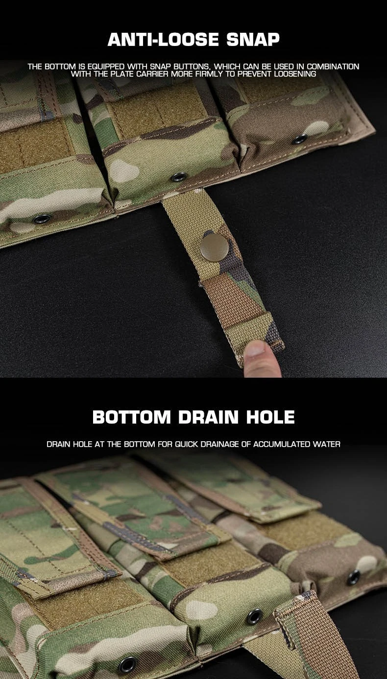 Porta Cargadores Triple Magnético 5.56 – Compatible MOLLE AVS SPC - imagen 4