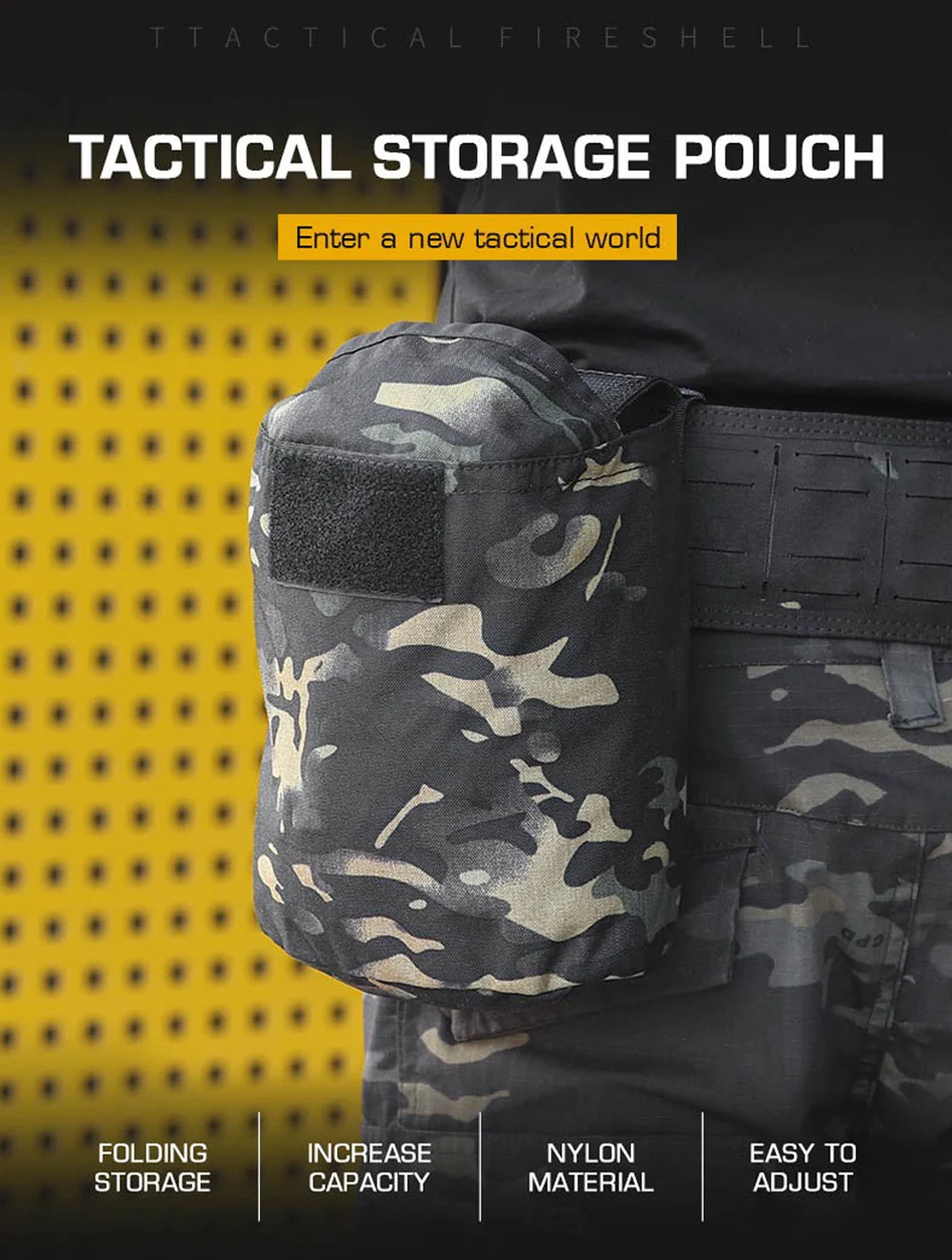 Bolsa táctica KOLINLOV en uso