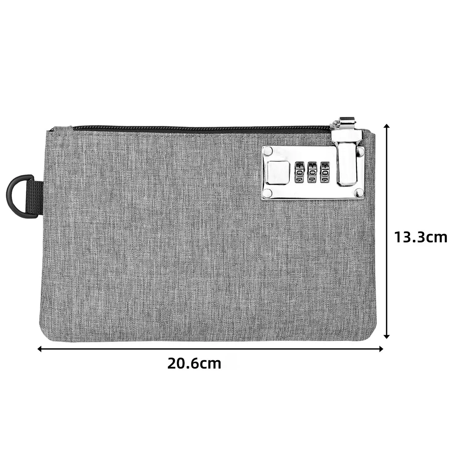 Cartera EDC con cerradura de combinación para dinero y pasaporte - imagen 2