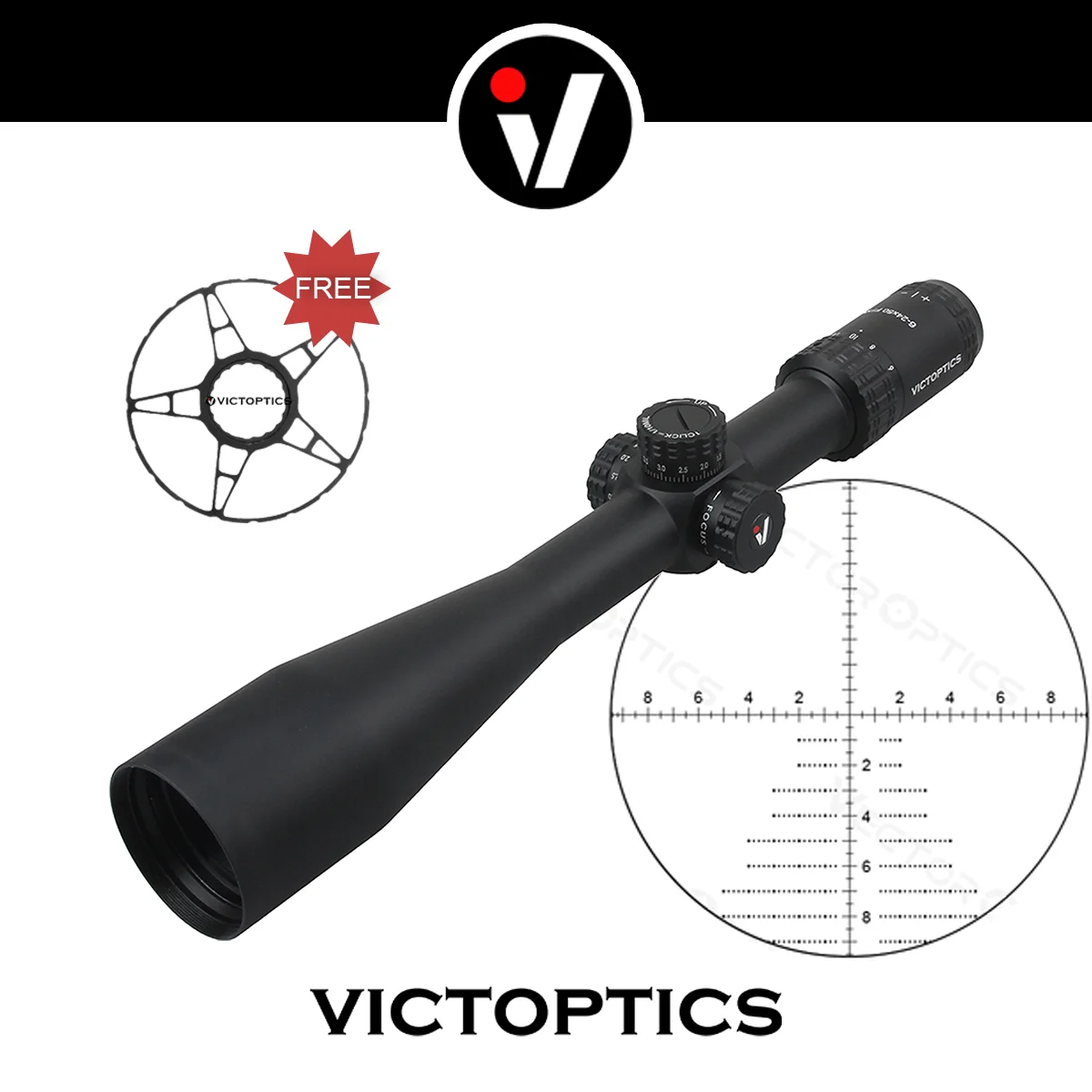 Victoptics S4 6-24x50 FFP: mira telescópica con torreta bloqueable - imagen 4