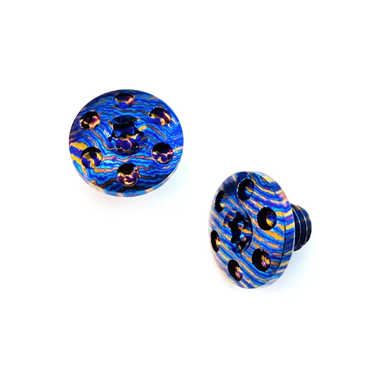 Tornillos M4 Torx T10 titanio CNC para mango de cuchillo plegable - imagen 5
