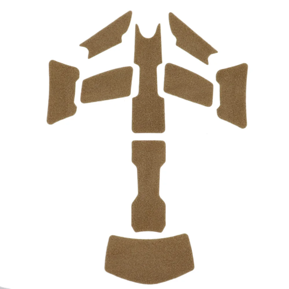 Parches tácticos adhesivos para casco militar – Set profesional