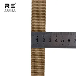 Cinta de nylon táctica color tan para equipamiento militar y outdoor