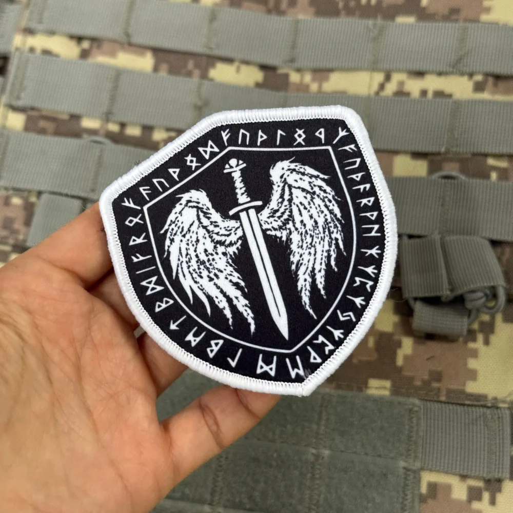 Patch op rugzak/gear look