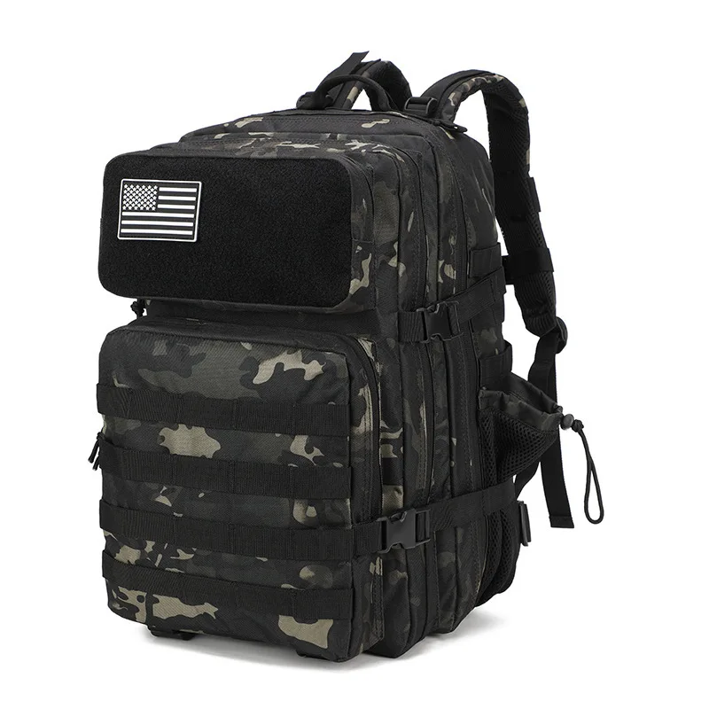 Detalle de la mochila para exterior y actividades