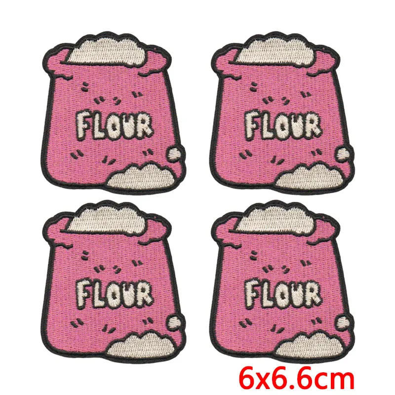 Parche bordado Y2K chica dulce termoadhesivo rosa para DIY