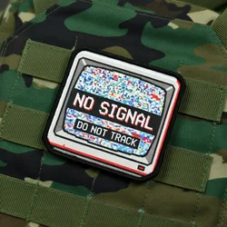 Parche velcro TV Morale emblema decorativo impreso gancho-bucle