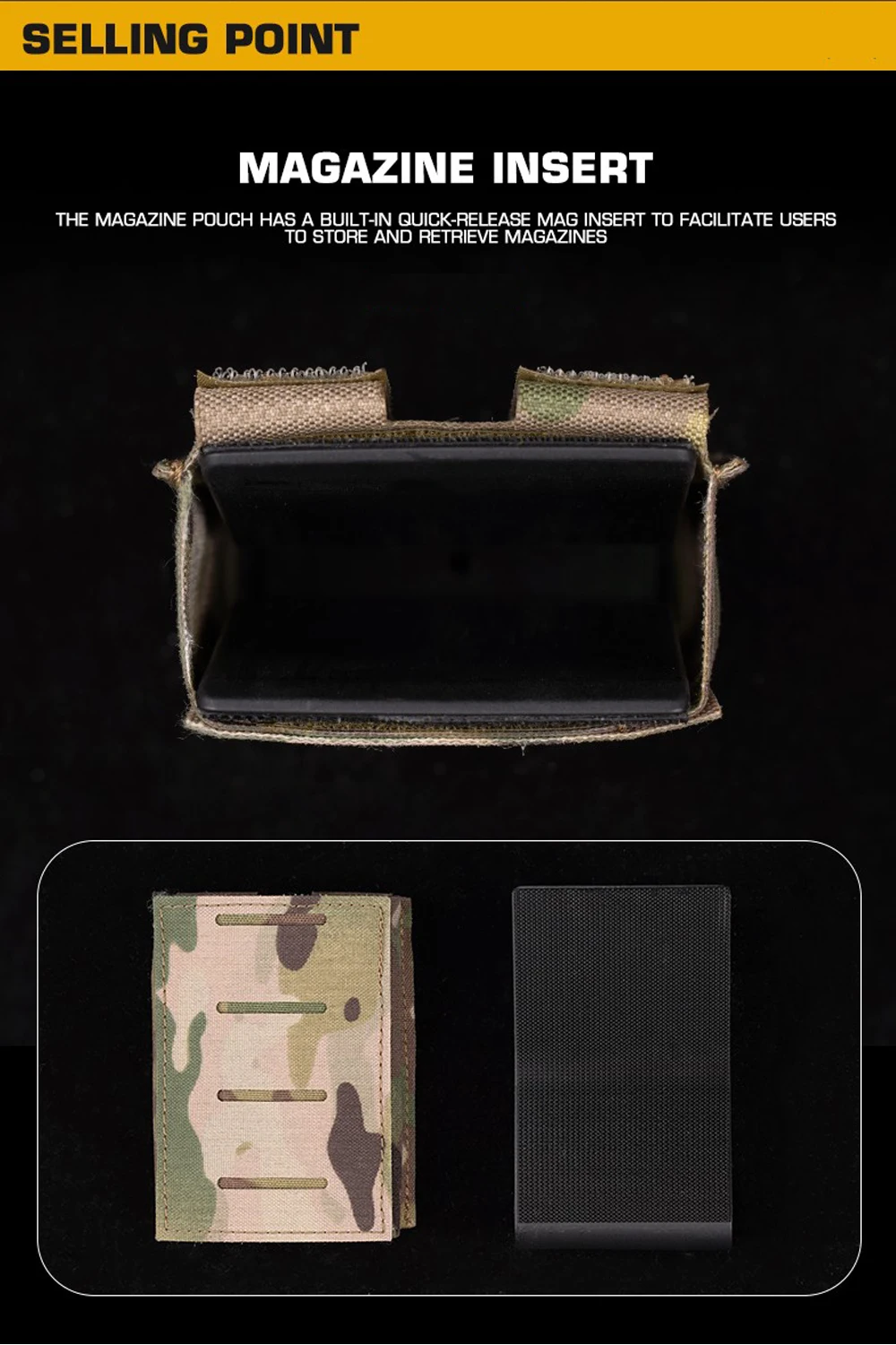 Detalle de enganches MOLLE